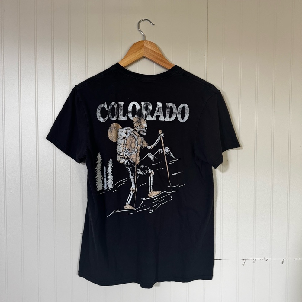 Men's Black Colorado Graphic Tee
